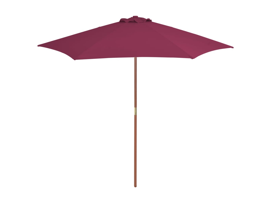Parasol, Parasols Vidaxl Vermelho Tecido (n/a)