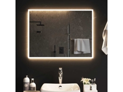 Vidaxl Espelho De Casa De Banho Com Luzes Led 80x60 Cm