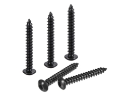 Parafusos Autoatingentes de Aço Carbono M4 X 30mm, Cabeça Hexagonal, 50 Peças para Madeira e Metal