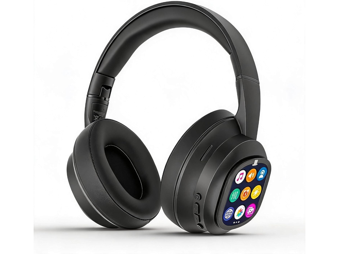 Fones De Ouvido Senecesli Com Tradução Por Ia, Bluetooth 6 0, Tela Lcd Colorida Sensível Ao Toque Removível