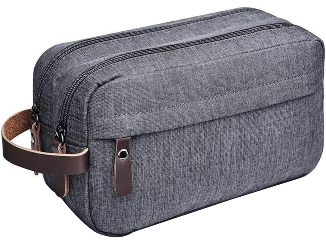 Nécessaire Impermeável Para Artigos De Higiene Pessoal, Com Amplo Espaço Interno, Ideal Para Homens.