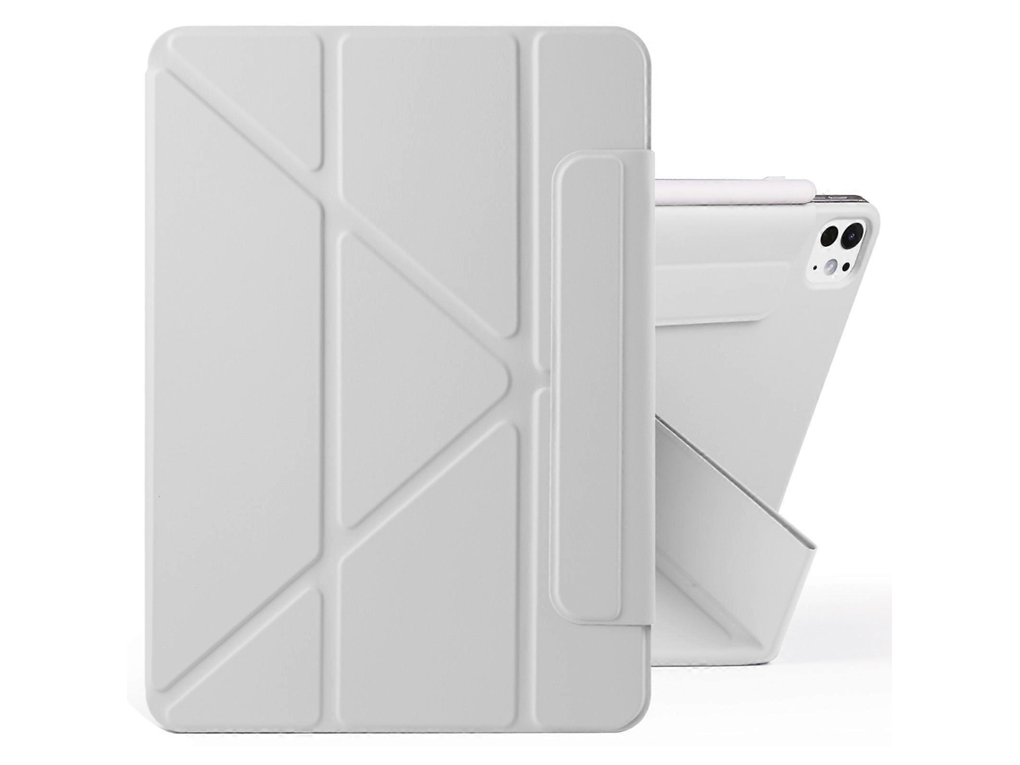 Capa de couro Webake para tablet com deformação magnética e fivela fixa