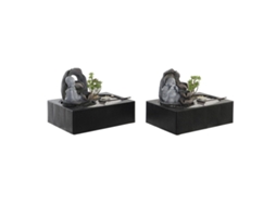 Fontein DKD HOME DECOR Buda Resina Oriental 2 Unidades 29x21x23 cm