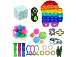 Mali conjunto de 22 Brinquedos de Descompressão Anti estresse Sensorial para Crianças e Adultos