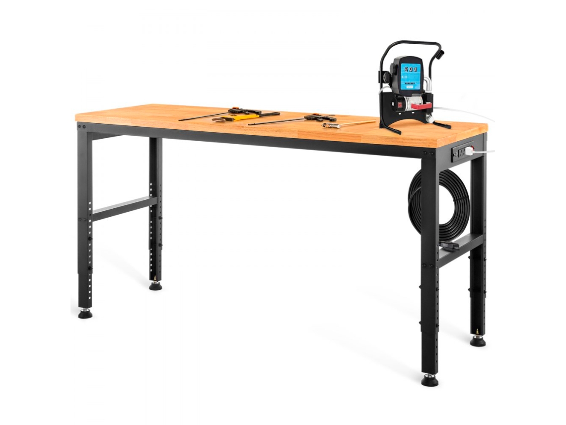 Mesa De Trabalho Ajustável E Profissional Com Estrutura Em Aço Tekmaquinas