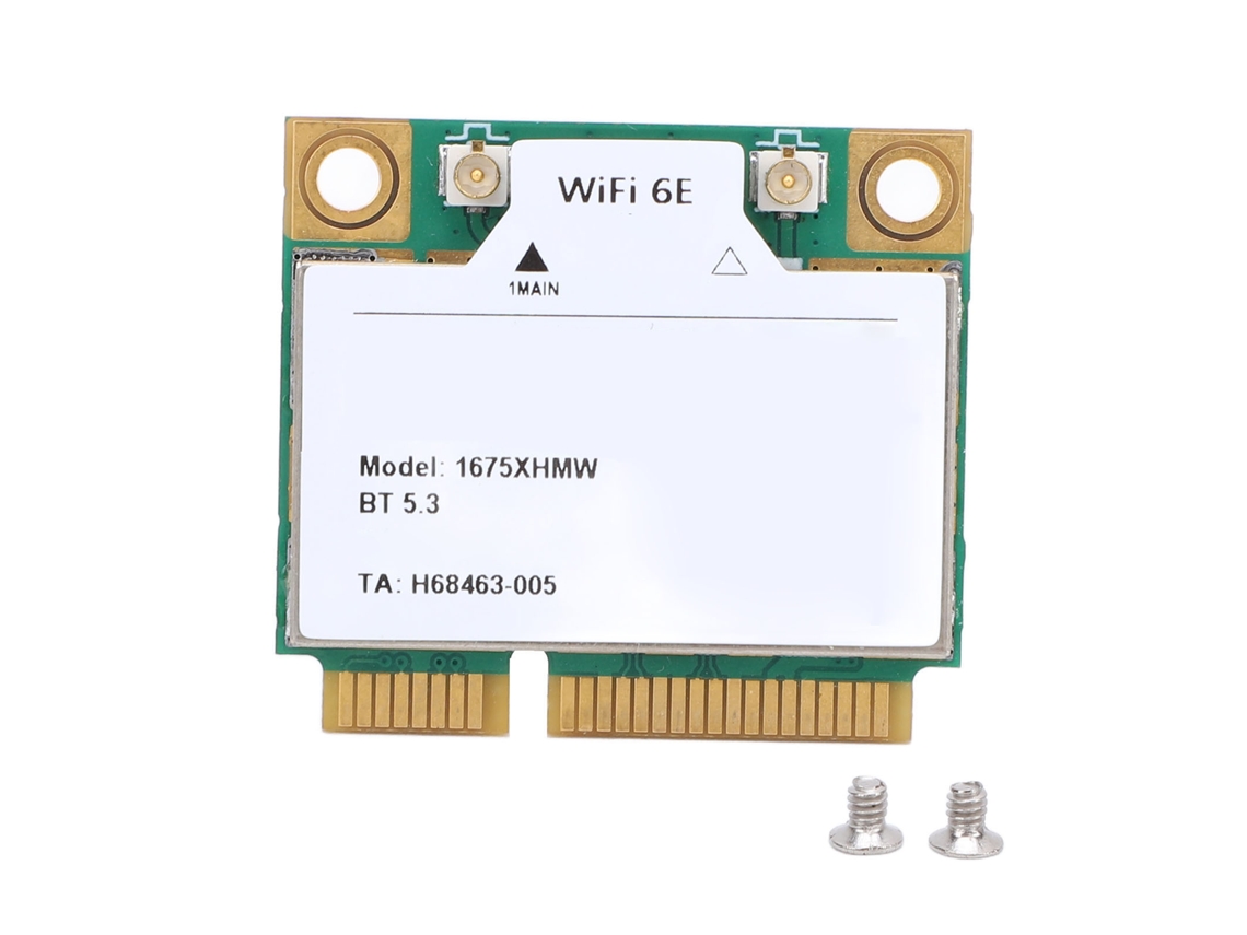 Módulo De Placa De Rede Mini Pcie 1675xhmw Sem Fio 6e Tri Band 2.4g 5g 6g 5374mbps