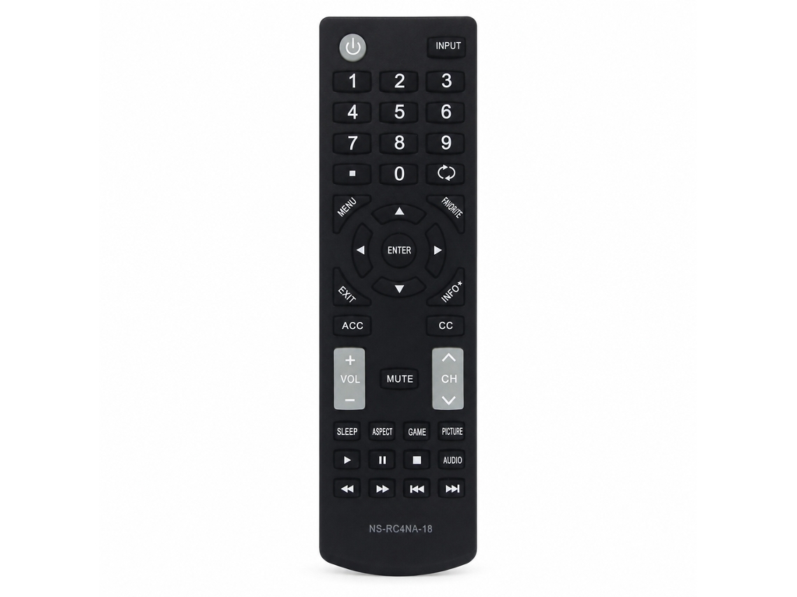 Comando À Distância Para Tv Compatível Com Insignia Ns-rc4na-18, Sem Configuração_zhd
