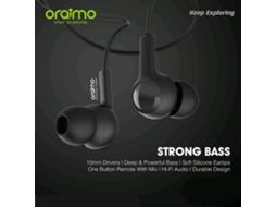 Fones Oraimo Oep e26 Preto EOOCOO