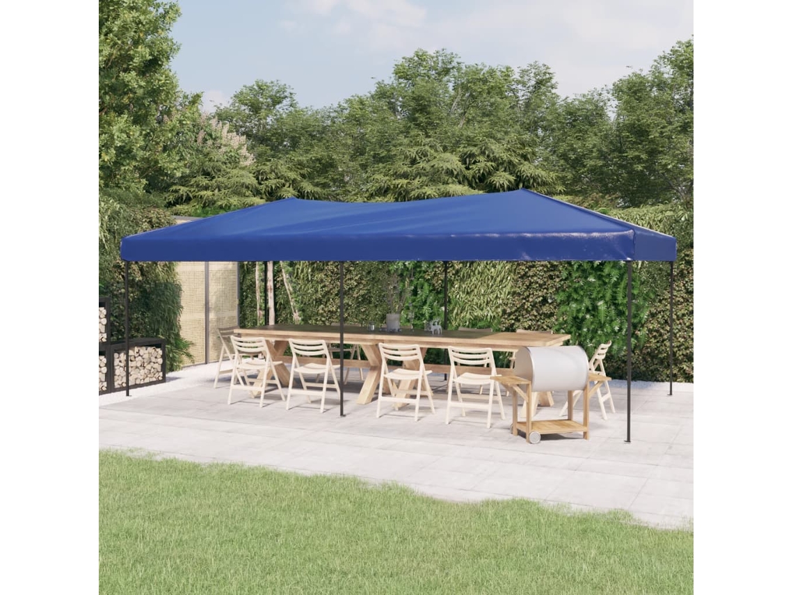 Vidaxl Tenda Para Festas Dobrável 3x6 M Azul