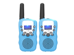 Primerox walkie Talkie Infantil Transceptor de Rádio com Lcd Brinquedo Intercomunicador 2 Peças