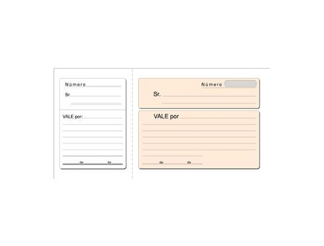 Talões de Cheques FELIXMANIA Blocos Colados Simples e com Cópia Vouchers 207 X 109 Mm Simples