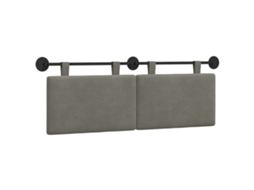 Conjunto 1 Cabeceira Suspensa Vidaxl Cinzento-claro Cordão (150 X 55 X 5 Cm)