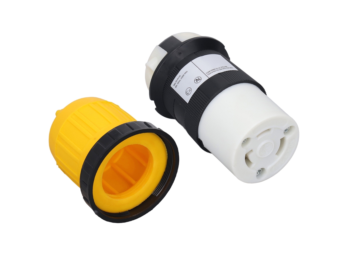 Laxiscreed Conector De 30a Com Travamento Seguro E Fecho Rosqueado Para Maior Segurança