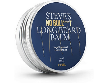 Bálsamo para a Barba STEVES Steve´S No Bull***T Long Beard Balm (50ml)