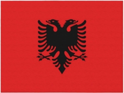 Manta de Flanela Ultramacia Phayah com Estampa da Bandeira Albanesa Ideal para Sofá Cama Sala Estar Escritório