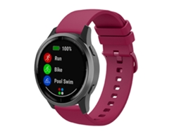 Bracelete Silicone 18Mm Ajustável para Huawei Talkband B5 Fúcsia