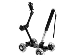 Câmera Portátil Meja Dolly Desktop Terarah Katrol para Armazenamento Móvel Mini Caneta de Vídeo Móvel para Câmera Dslr Sony Nikon Canon TAISHENGDA