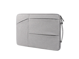 Bolsa Impermeável Para Notebooks De 14,1 A 15,4 Polegadas - Cinza Claro