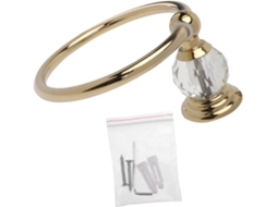 Suporte De Toalha Parede Kisangel Em Aço Inoxidável Dourado Para Banheiro, Economizando Espaço E Ideal Para Cozinha