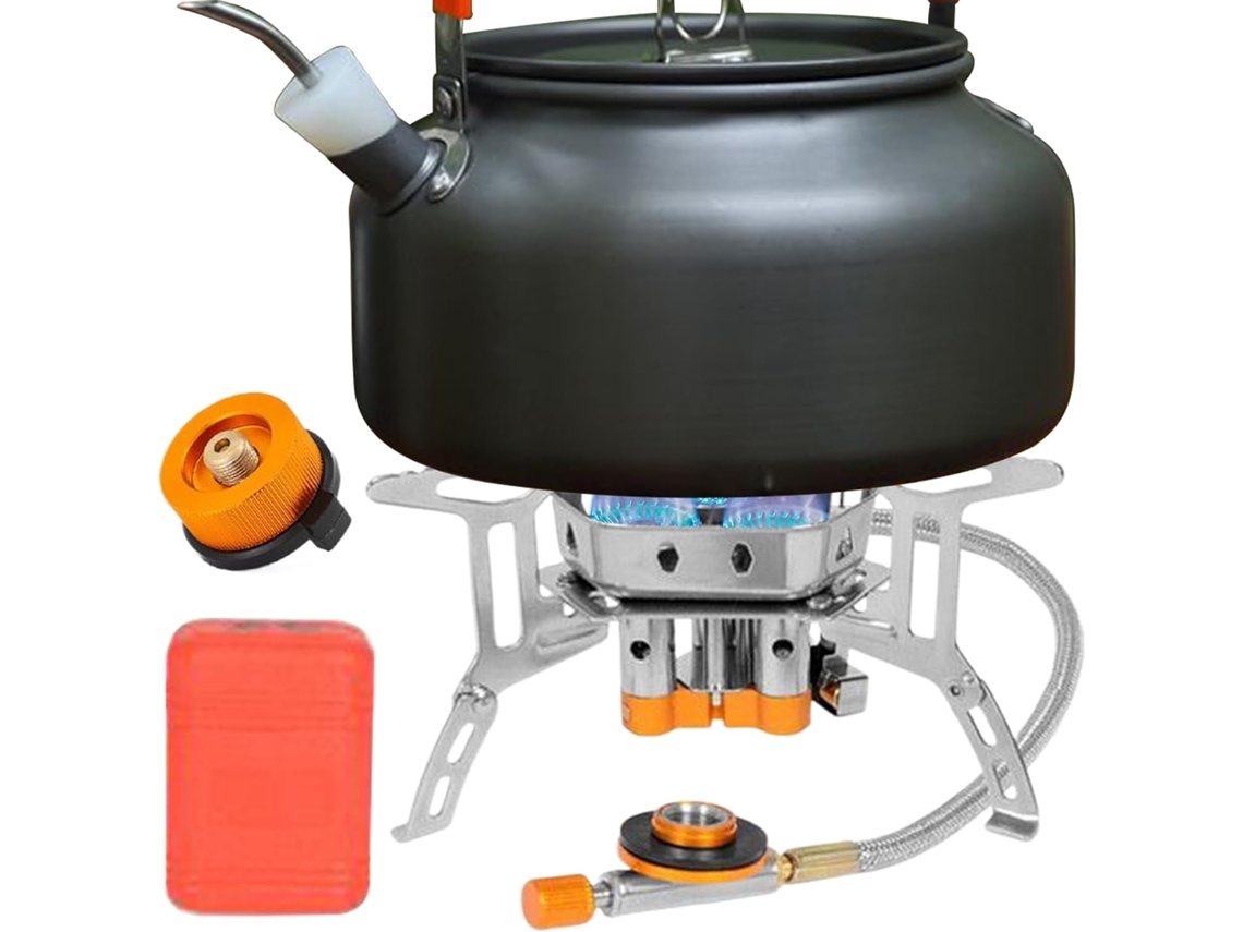 Fogão De Acampamento | Fogão Para Trilhas Com Ignição Piezoelétrica E Adaptadores Para Cartuchos, Qu Gokoco