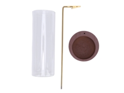 Baok - Porta-incenso de madeira maciça para decoração de casa, yoga, estilo elegante, refresca o ambiente.