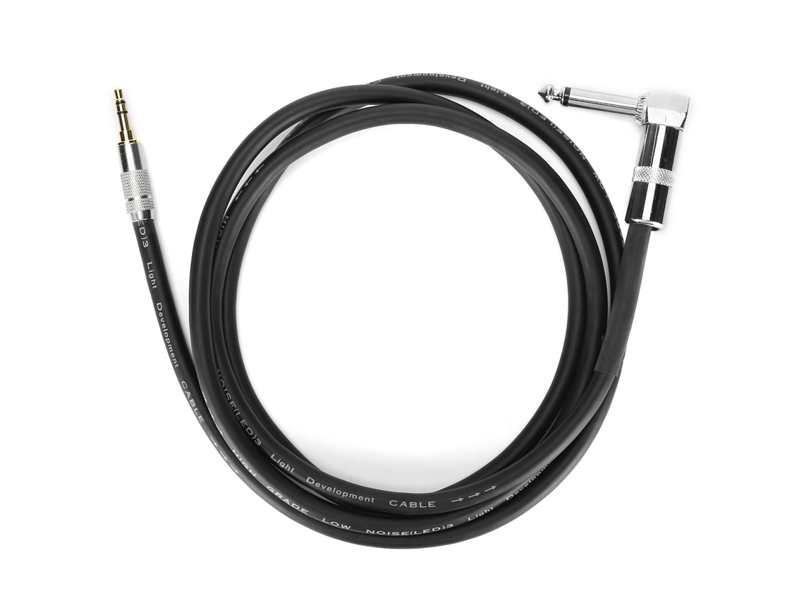Cabo de Áudio Macho 6.35mm para 3.5mm para Guitarra Piano Amplificador | S/MARCA