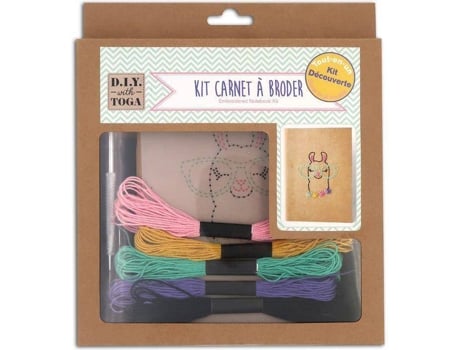 Kit de Caderno Bordado TOGA Lama