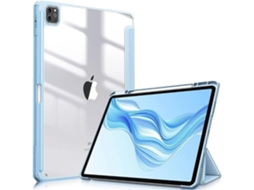 Capa Crystal Folio para Ipad 10.9 Air 4 2020 Azul