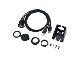 Cabo Extensor Usb2.0 Dual port LAXISCREED 1m
