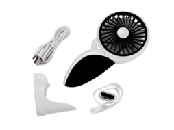 Laxiscreed Ventilador De Mesa Recarregável Usb, Compacto E Leve, Ideal Para Ambientes Internos E Exteriores