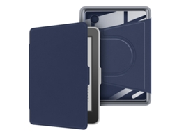 Capa para Kobo Clara 2e 6 Polegadas SIURN com suporte ajustável em 360 graus azul escuro