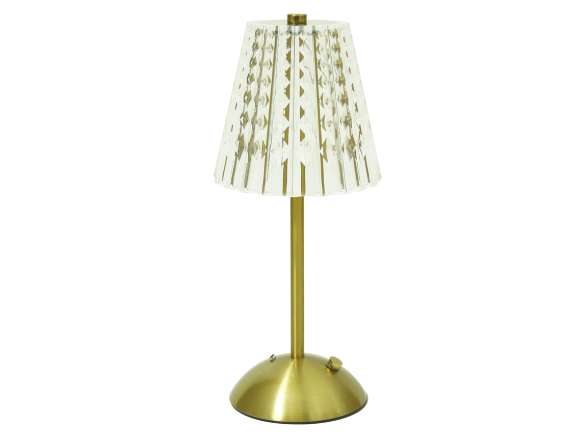 Candeeiro de cabeceira retro em LED com 3 definições de temperatura de cor (13 x 13 x 30,5 cm)