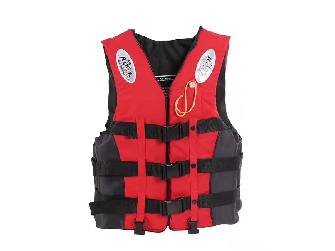 Colete salva vidas YANYXR tamanho XL vermelho profissional para adultos 175-180cm e 120-140 libras