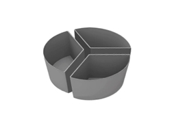 Liner Para Panela De Cozimento Lento Em Silicone, Resistente Ao Calor E À Vazamento, Reutilizável, 3 Unidades - Cinza Cinza