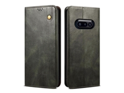 Capa Para Celular Em Couro Texturizado Com Cera De Óleo Crazy Horse Para Iphone 3a (sem Custo Adicional)