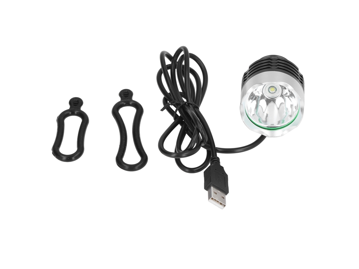 Farol de Bicicleta LED 3000lm com Alimentação USB para Ciclismo S/MARCA