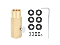 Adaptador de CO2 para equipamentos de cervejaria, conexão de latão TR21-4 para W21.8-14-RH, válvula de inflação
