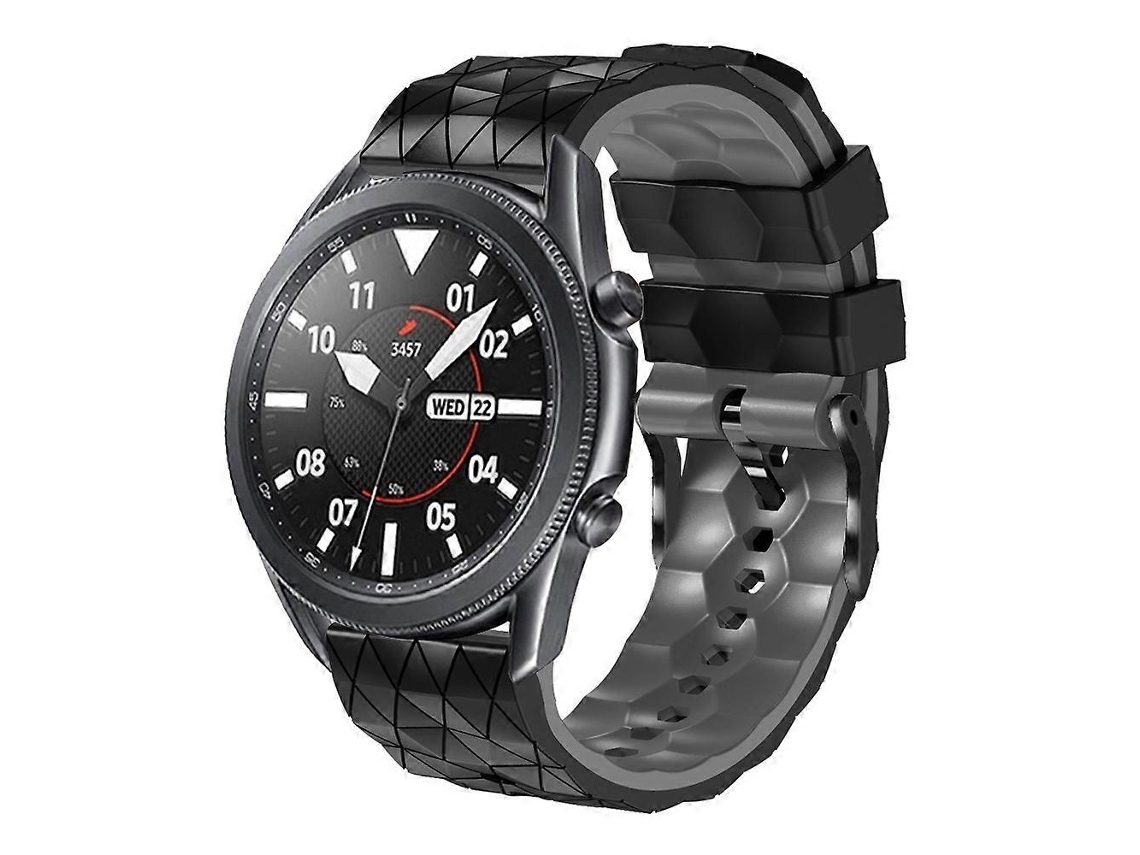 Pulseira De Silicone Bicolor Com Estampa De Futebol Para O Relógio For Honor Gs Pro De 22 Mm.