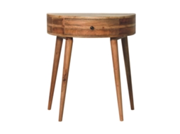 Mesa Consola Odyssey Em Madeira Maciça Semelhante A Carvalho, 1 Gaveta, Castanho ARTISAN FURNITURE EST 1995 TM