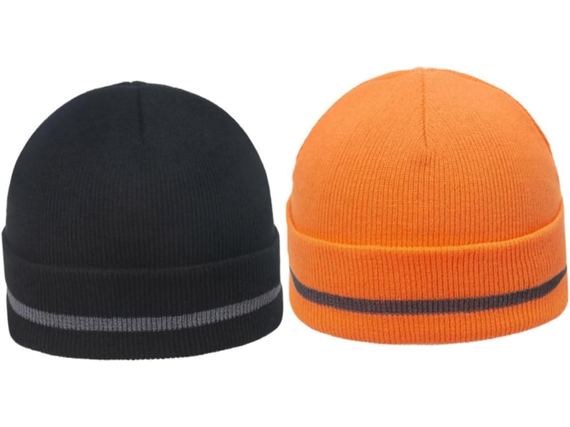 De 2 Gorros De Tricô Quentinhos Para Homens E Mulheres, Versáteis Para Ciclismo, Atividades Ao Ar Livre E Inverno.