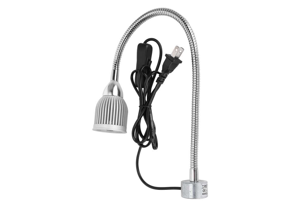 2026 luz Led para Máquina de Costura 7w com Base Magnética Lâmpada Flexível para Mesa de Trabalho Parafuso