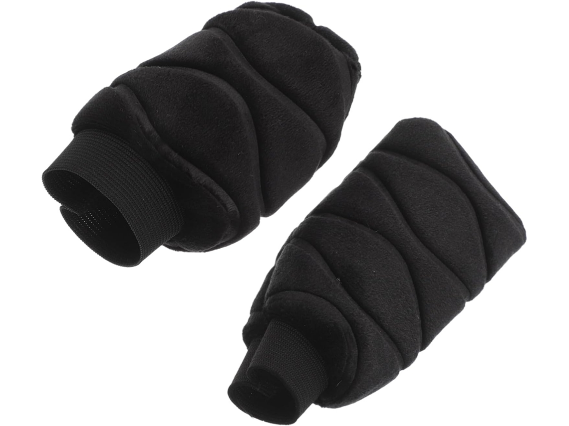 Conjunto De Inverno Com 2 Protetores De Pelúcia Para Câmbio E Freio.