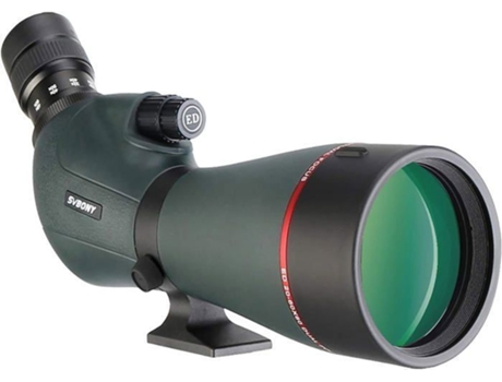 Sv406p Ed Telescópio, 20 60x80mm 1.25” Zoom Telescópio Com Dupla Focalização Fmc Bak4, Para Observação De Aves E Fauna Svbony