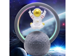 Alto falante Bluetooth LAXISCREED Astronauta Led Ouro