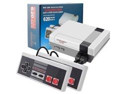 Mini console de videogame Brilvibera com 620 jogos