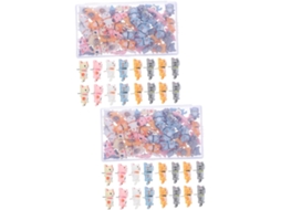 Conjunto De 100 Tachinhas Push Cat Para Murais E Paredes