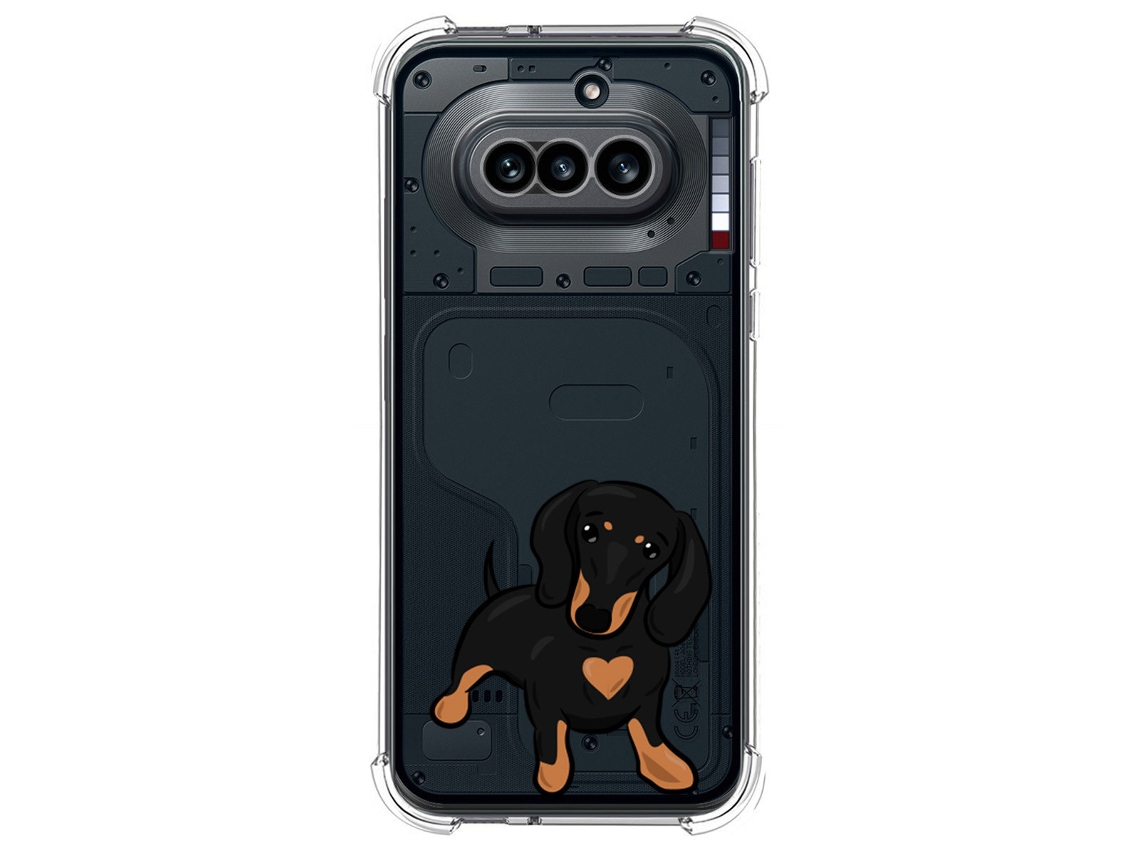 Capa Tumundosmartphone De Silicone À Prova De Choque Para Nothing Phone 4a 5g Com Estampa De Cachorro 04 Desenhos