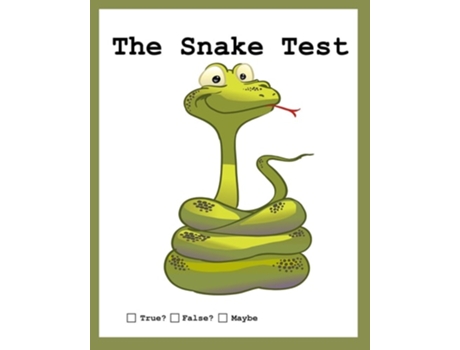Livro The Snake Test True? False? Huh? de Jimmy Huston (Inglês)