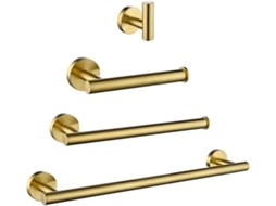 Conjunto De 4 Porta-toalhas De Aço Inoxidável 304.