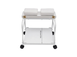 Carrinho de Spa para Pés, Design Dobrável, Material Durável, Branco OEM